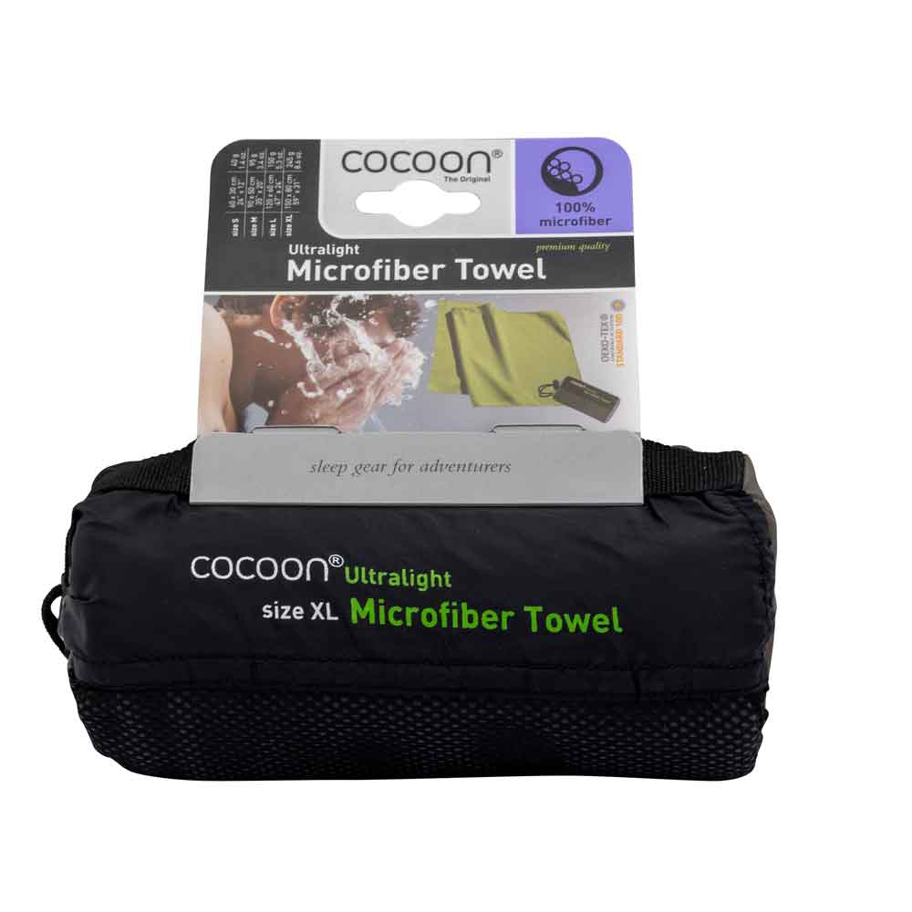 Cocoon Microfiber Towel Ultralight 150x80cm manatee grey Cocoon Microfiber Towel Ultralight 150x80cm manatee grey